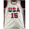 Image 3 : MAGIC JOHNSON SIGNED TEAM USA BASKETBALL JERSEY (BECKETT COA)