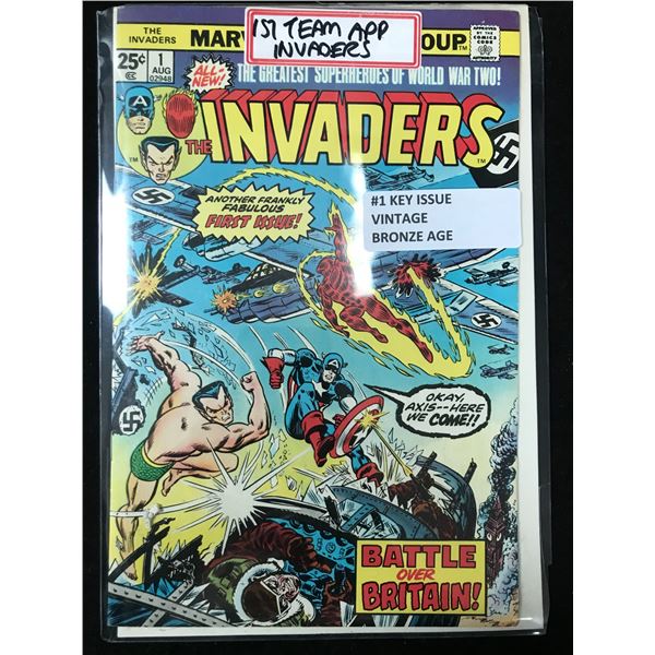 MARVEL COMICS NO.1 THE INVADERS (1ST TEAM APP THE INVADERS)