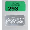 Image 1 : 1 Oz .999 Silver Coca-Cola 2-Sided Bar 