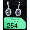 Image 1 : Pair of New Sterling Silver Mystic Topaz Earrings 