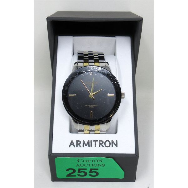 Men's New Armitron Diamond Dial Wrist Watch