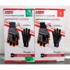 Image 1 : 2 Pairs of Karbon Heated Sports Gloves