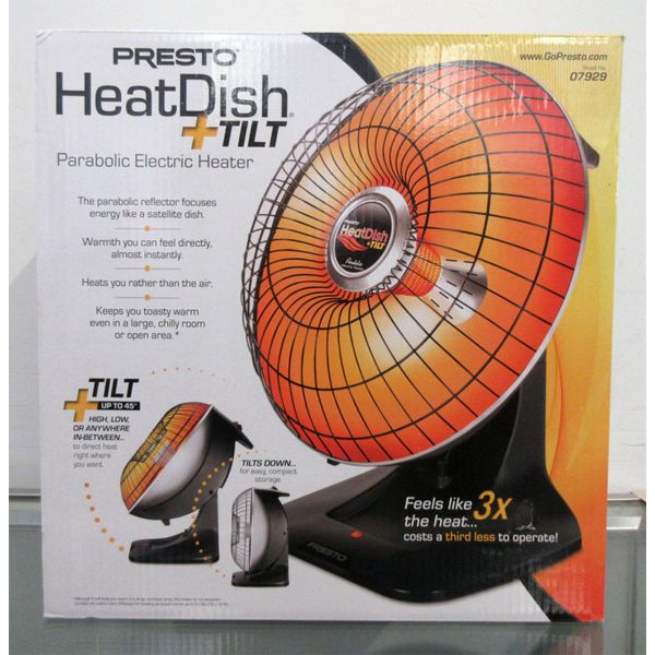 Presto HeatDish + Tilt Parabolic Heater