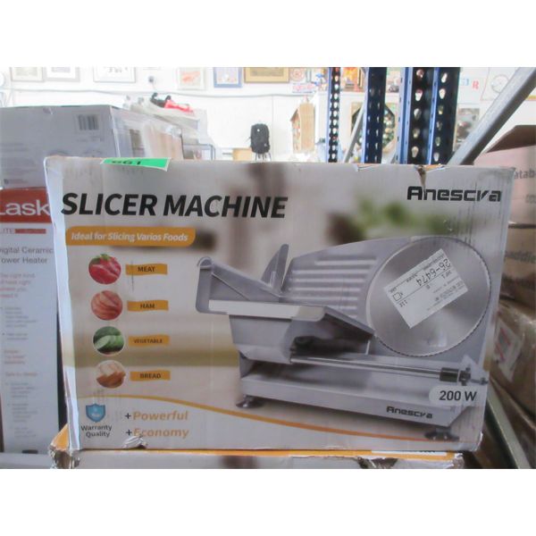 Anescra Electric Deli Slicer for Home Use