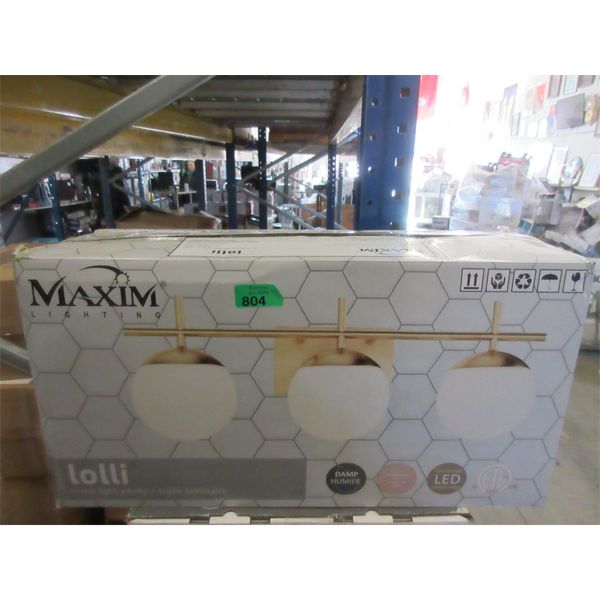 Maxim "Lolli" 3 Shade Vanity Light 