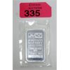 Image 1 : 1 Oz .999 Silver Johnson Matthey Bar 