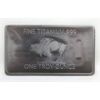 Image 2 : 1 Oz .999 Fine Titanium Buffalo Bar 