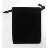 Image 2 : 115 Black Fabric Jewelry Pouches - Assorted Sizes