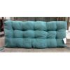 Image 1 : New Blue Tufted Patio Bench Cushion 