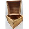 Image 1 : 2 Wooden Storage Boxes/Planters 14" x 14"