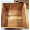 Image 2 : 2 Wooden Storage Boxes/Planters 14" x 14"