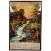 Image 1 : Very Nice 1939 Calendar Deer/Cottage Scenery from Ukraine/Europe