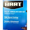Image 3 : New Hart 6-1/2" Circular Saw Kit
