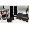 Image 1 : Sentry Safe Lock Box, 2 Apple TV Boxes, Telephone Headset, Speakers