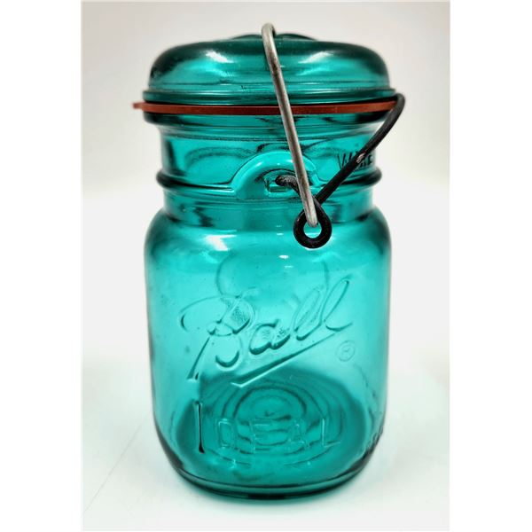 Rare Vintage Green Ball Canning Jar