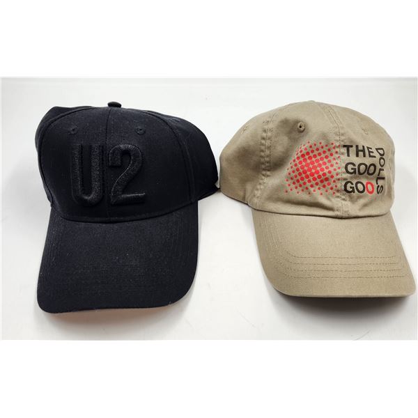 New U2 and Goo Goo Dolls Baseball Caps