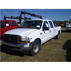 2001 FORD F250 CREW CAB PICKUP