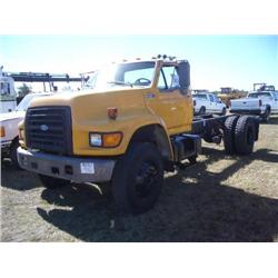 1996 FORD F800 CAB & CHASSIS