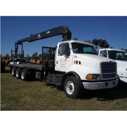 1997 FORD TRI-AXLE BLOCK TRUCK