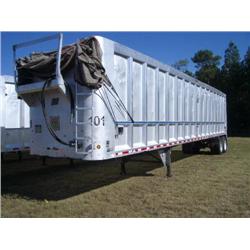 1999 EAST 45' ALUMINUM T/A LIVE BOTTOM TRAILER