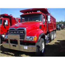 2005 MACK CV713 GRANITE TRI-AXLE DUMP