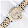 Image 2 : Rolex Sapphire Quickset 2T Champagne Index Datejust Wristwatch 26MM