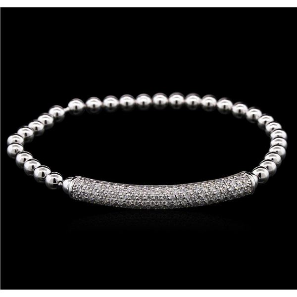 1.27 ctw Diamond Bracelet - 14KT White Gold