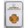 Image 1 : 1892 $10 Eagle Gold Coin NGC MS63