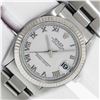 Image 1 : Rolex 31MM White Roman Datejust Wristwatch With Oyster Band With Box
