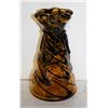 Image 1 : MURANO ITALY BLOWN GLASS SWIRL VASE WITH