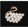 Image 1 : GOLDPLATED & FAUX PEARL SWAN BROOCH