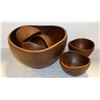 Image 1 : TEAK SALAD BOWL SET