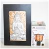 Image 1 : BUDDHA PLAQUE AND SALT LAMP NIGHT LIGHT