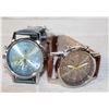 Image 1 : 2 PCS TEAL/BROWN NEW GENUINE GENEVA MENS