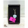 Image 1 : 925 STAMPED CHAIN W BLUE HEALING STONE
