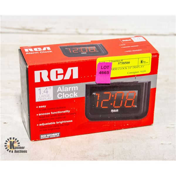 RCA ALARM CLOCK 14