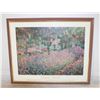 Image 1 : 21 X 17.5 INCHES CLAUDE MONET FRAMED & MATTED