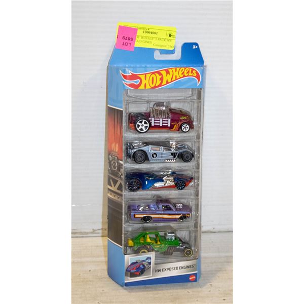 NEW  HOT WHEELS  5 PACK HW EXPOSED ENGINES