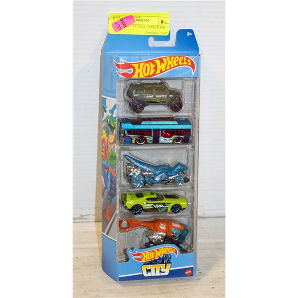 NEW "HOT WHEELS " 5 PACK HW CITY