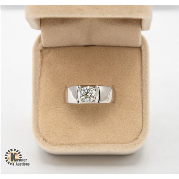 #749-GRA CERTIFIED 1.00 CARAT MOISSANITE VVS D SET