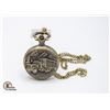 Image 1 : #758-BRAND NEW BRONZE TONE POCKET WATCH WITH