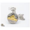 Image 1 : #759-BRAND NEW TWO TONE POCKET WATCH WITH