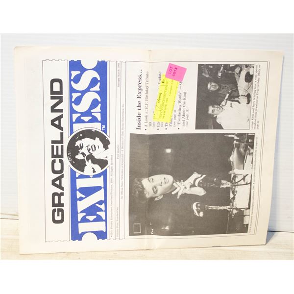 COPY OF GRACELAND EXPRESS NEWSPAPER, 1989