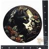 Image 1 : NEW 6" DIAMETER BLACK CAT THEME HANGING WINDOW