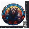 Image 1 : NEW 6" DIAMETER WEREWOLF THEME HANGING WINDOW