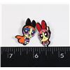 Image 2 : 2 NEW POWERPUFF BLOSSOM THEME LAPEL PINS