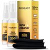 NEW FOCAST LENS CLEANER KIT - 2 X 118ML BOTTLES &