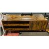 Image 1 : NEWLY ASSEMBLED VASAGLE RUSTIC BROWN TV STAND