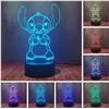 Image 1 : NEW CARTOON STITCH LED ILLUSION NIGHTLIGHT WITH