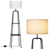 NEW DEWENWILS FLOOR LAMP WITH SHELVES